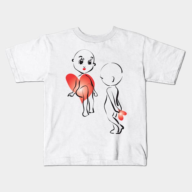 I have a secret! Kids T-Shirt by CatCoconut-Art